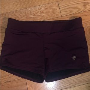 Maroon varsity cheer bloomers